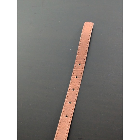 Forest Brand Leather Belt Thin Brown Size Small Women's .5" Wide 36" Long - Picture 9 of 9